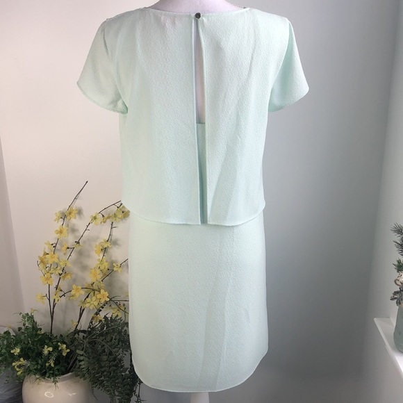 Ted Baker mint green Pannsie layered dress - Picture 3 of 7